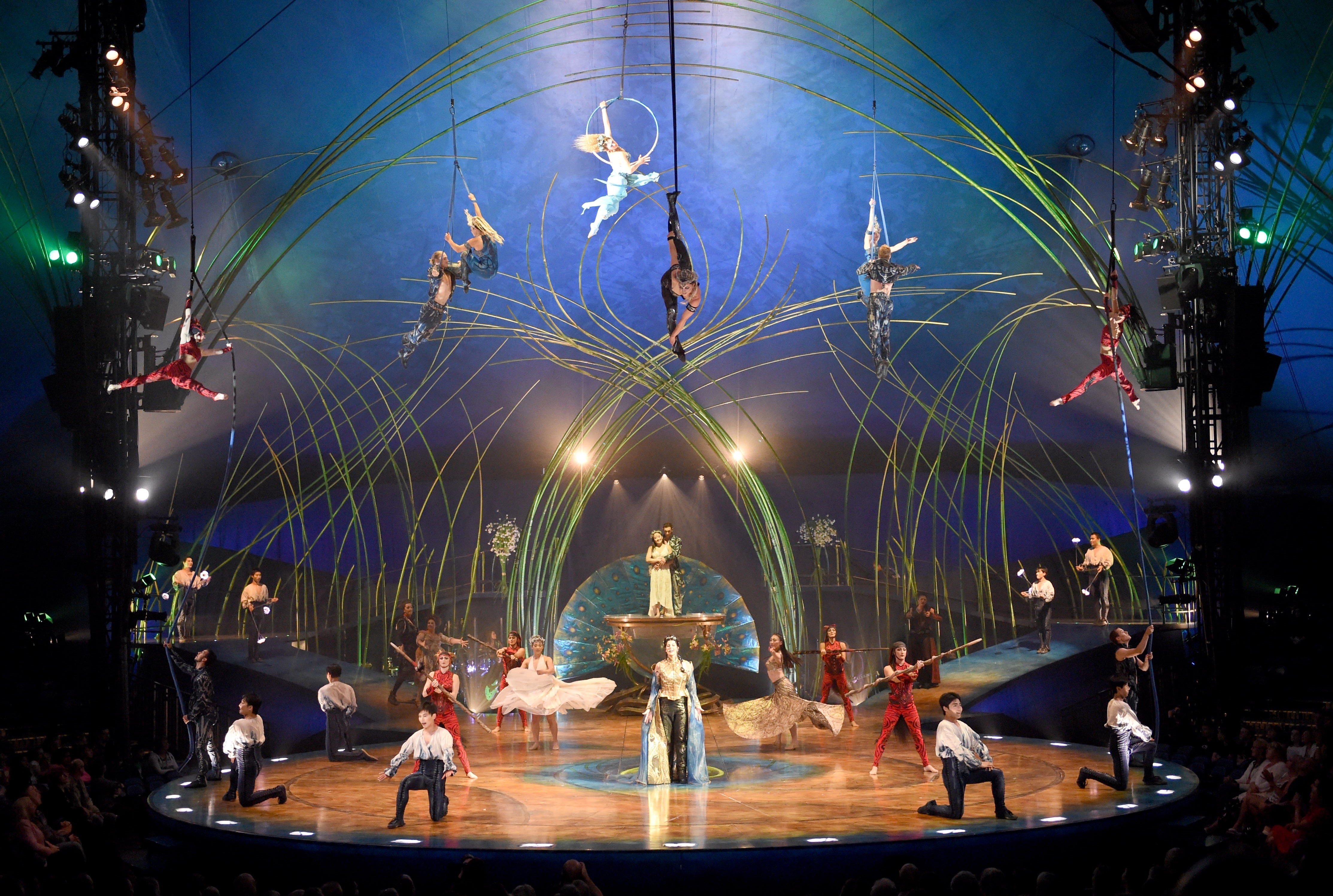 Удивительный цифровой цирк дата. Цирк Amaluna. Дю солей Amaluna. Цирк дю солей 2016. Backstage Cirque du Soleil.