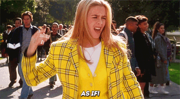 Cher played by Alicia Silverstone in Clueless